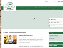 Tablet Screenshot of berghotel-jaegerhof.de